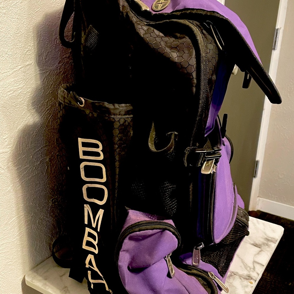Large Boombah Softball Bag with Shoe Shelf